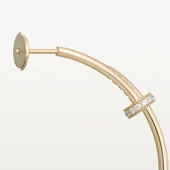 Juste un Clou Ohrringe – Gelbgold, Diamanten – Cartier