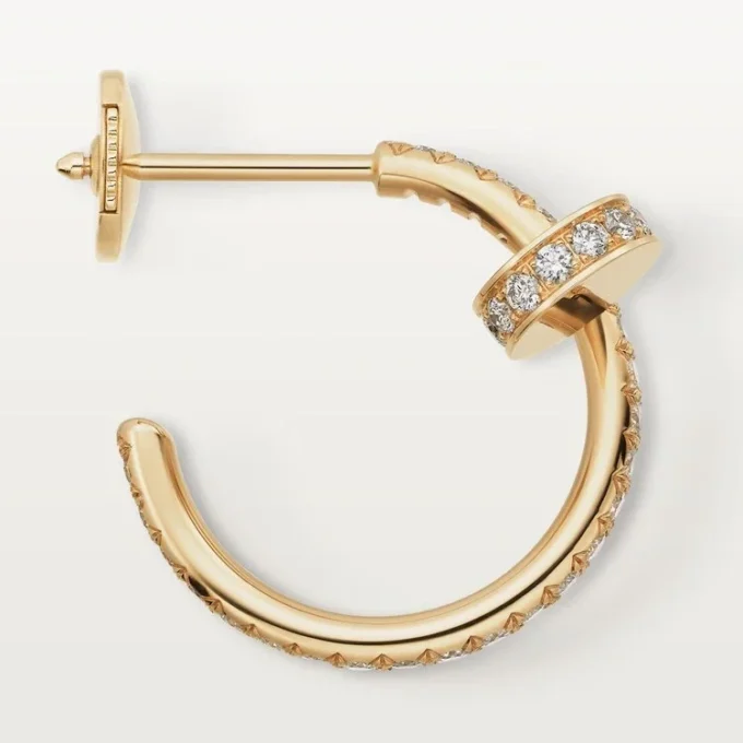 Juste un Clou Ohrringe – Gelbgold, Diamanten – Cartier