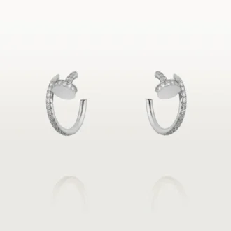 Juste un Clou Ohrringe – Weißgold, Diamanten – Cartier