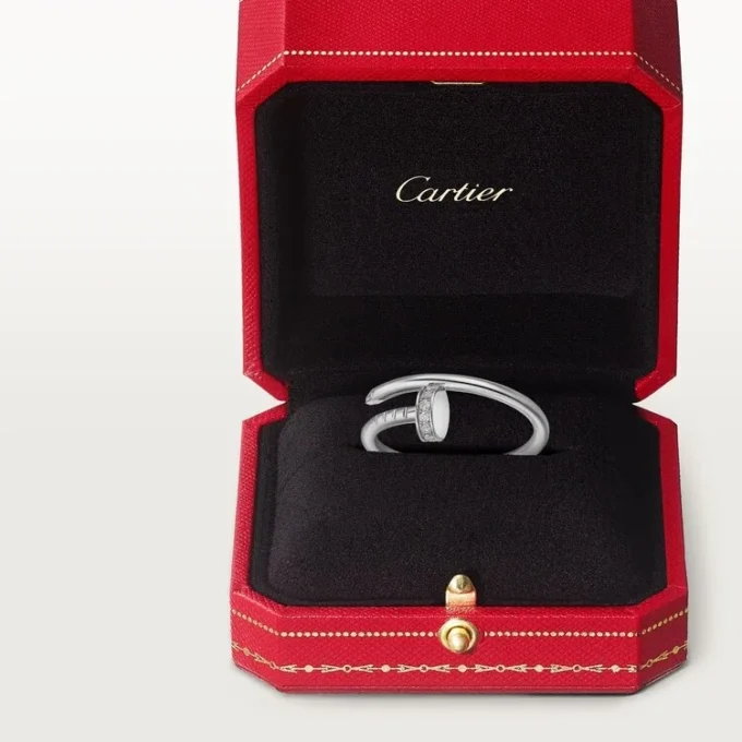 Juste un Clou Ring, kleines Modell, Diamanten