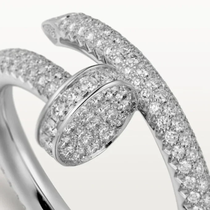 Juste un Clou Ring – Weißgold, Diamanten – Cartier