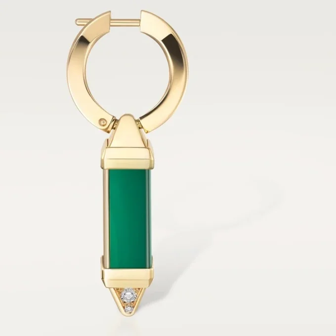 Les Berlingots De Cartier Sleeper-Ohrringe, Diamanten