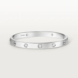 Liebesarmband, klassisches Modell, 4 Diamanten