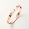 Liebesarmband, klassisches Modell, 4 Diamanten