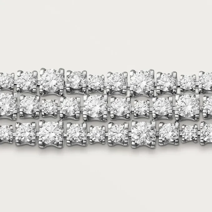 Lignes Essentielles Armbänder, Diamanten im Brillantschliff