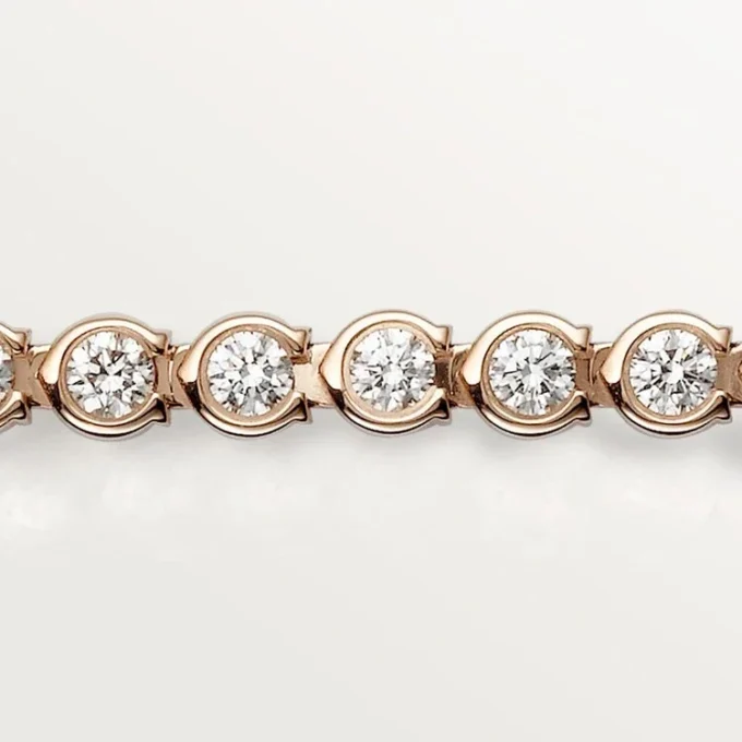 Lignes Essentielles Armbänder, Diamanten im Brillantschliff