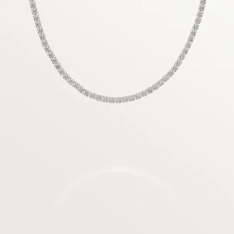 Lignes Essentielles Halskette, Diamanten im Brillantschliff