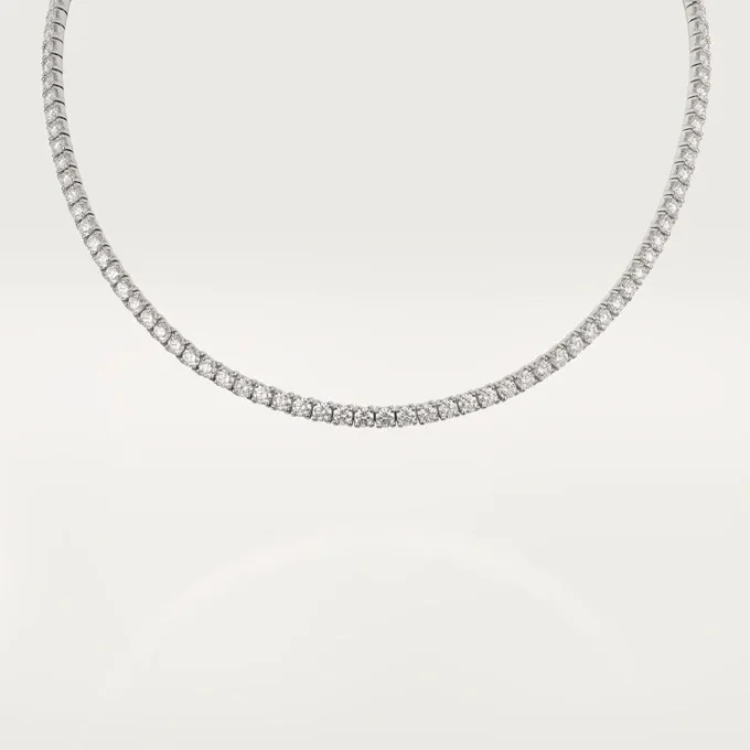 Lignes Essentielles Halskette, Diamanten im Brillantschliff