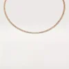 Lignes Essentielles Halskette, Diamanten im Brillantschliff