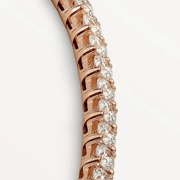Lignes Essentielles Halskette, Diamanten im Brillantschliff