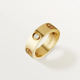 Love 3 Diamantring – Gelbgold, klassisches Modell | Cartier US