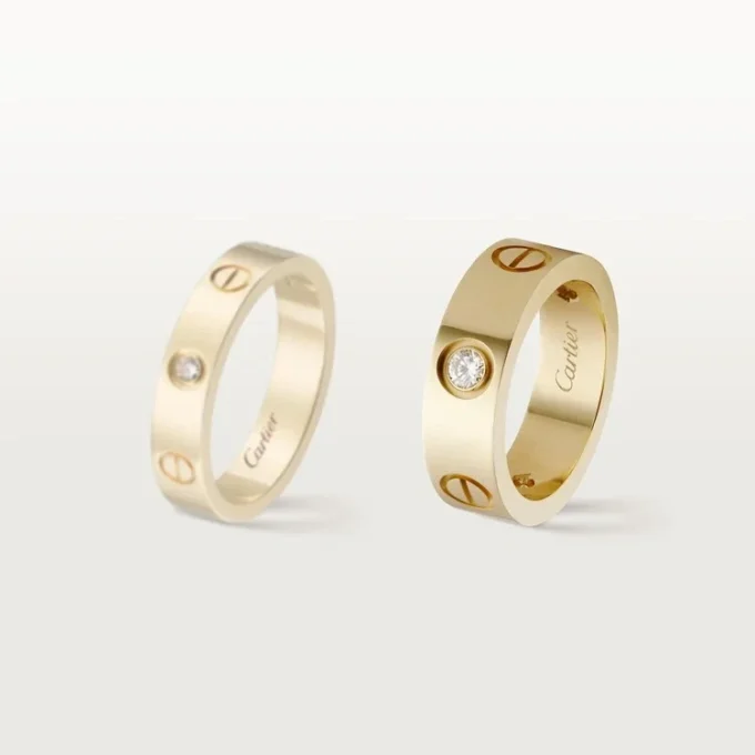 Love 3 Diamantring – Gelbgold, klassisches Modell | Cartier US