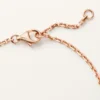 Love-Armband, an Kette, halb gepavé