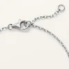 Love-Armband, an Kette, mit Pavé-Fassung