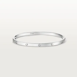 Love-Armband, kleines Modell, 6 Diamanten