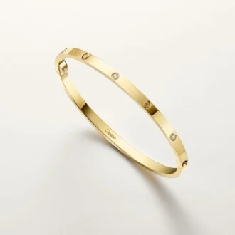 Love-Armband, kleines Modell, 6 Diamanten