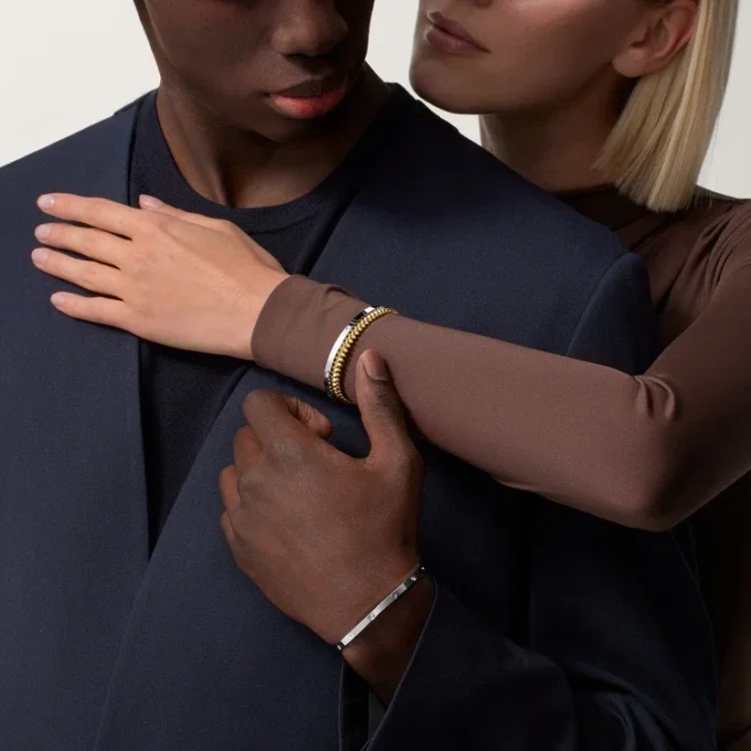 Love-Armband, kleines Modell, 6 Diamanten