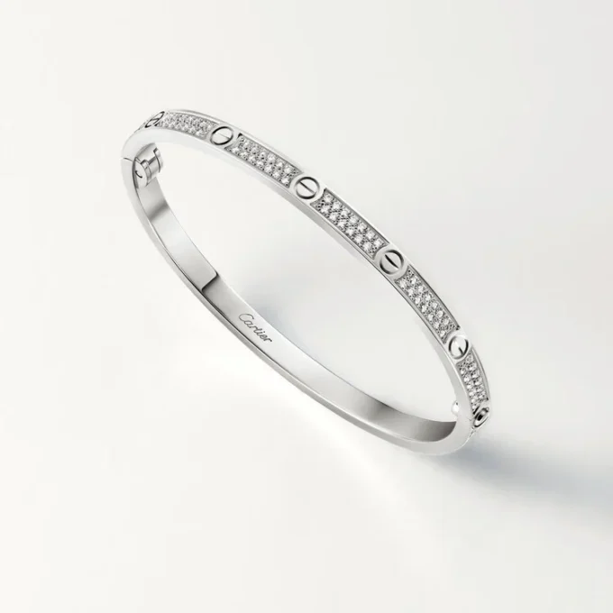 Love-Armband, kleines Modell, mit Pavé-Fassung