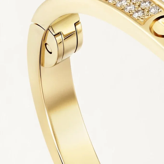 Love-Armband, kleines Modell, mit Pavé-Fassung