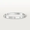 Love-Armband, mittleres Modell, 4 Diamanten