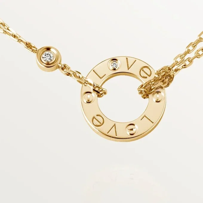 Love Diamant-Anhänger-Halskette, Gelbgold | Cartier Us