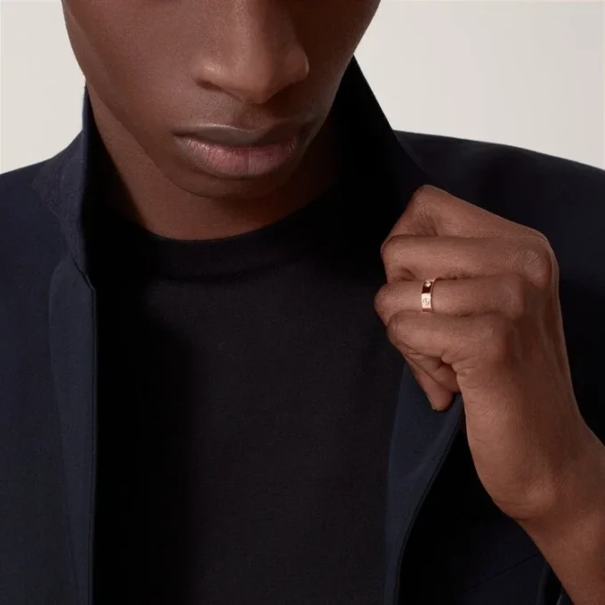 Love-Ehering, 1 Diamant – Roségold, Diamant – Cartier