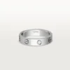 Love-Ehering, 1 Diamant – Weißgold, Diamant – Cartier
