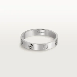Love-Ehering – Weißgold – Cartier