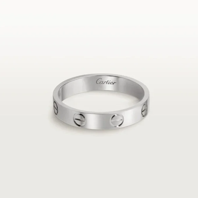 Love-Ehering – Weißgold – Cartier