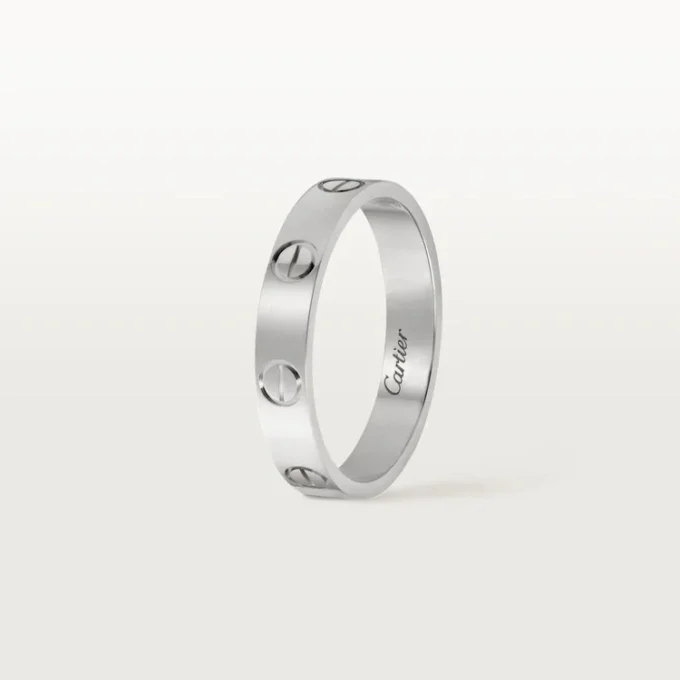 Love-Ehering – Weißgold – Cartier