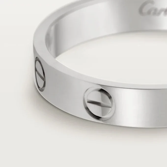 Love-Ehering – Weißgold – Cartier