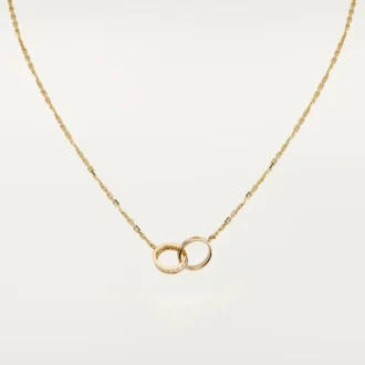 Love-Halskette, Diamanten – Gelbgold, Diamanten – Cartier