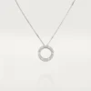 Love-Halskette, mit Diamanten besetzt – Weißgold, Diamanten – Cartier