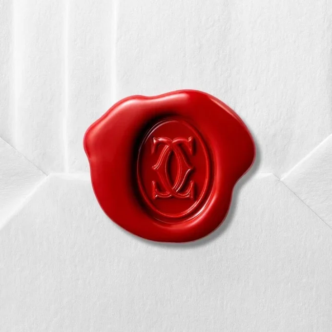 Love-Halskette, mit Diamanten besetzt – Weißgold, Diamanten – Cartier