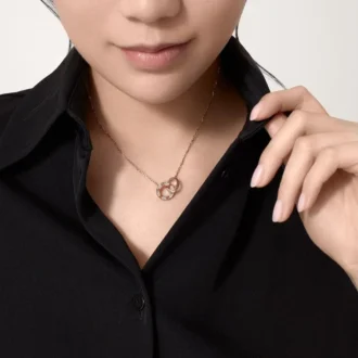 Love-Halskette – Roségold, Diamanten – Cartier