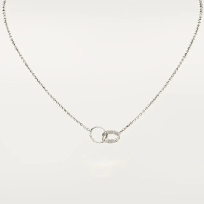 Love-Halskette – Weißgold – Cartier
