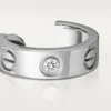 Love-Ohrringe, 2 Diamanten – Weißgold, Diamanten – Cartier