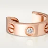 Love-Ohrringe – Roségold, Diamanten – Cartier