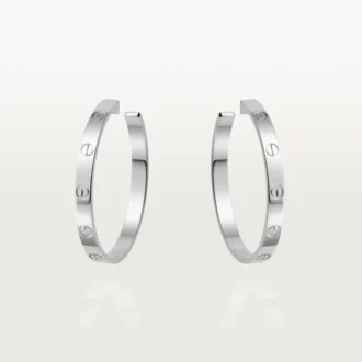 Love-Ohrringe – Weißgold – Cartier