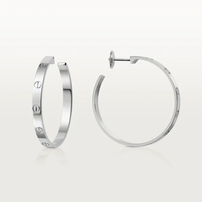Love-Ohrringe – Weißgold – Cartier