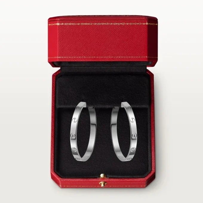 Love-Ohrringe – Weißgold – Cartier