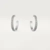 Love-Ohrringe – Weißgold, Diamant – Cartier