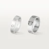 Love Ring, 3 Diamanten – Weißgold, Diamanten – Cartier