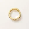 Love-Ring, klassisches Modell, pavé-besetzt, 6 Diamanten