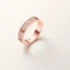 Love-Ring, kleines Modell, mit Pavé-Fassung
