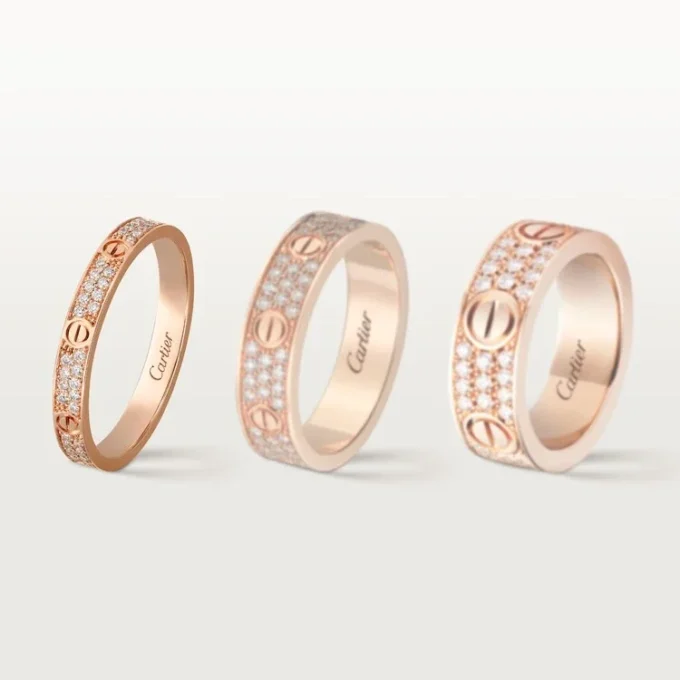 Love Ring, Sm – Roségold, Diamanten – Cartier