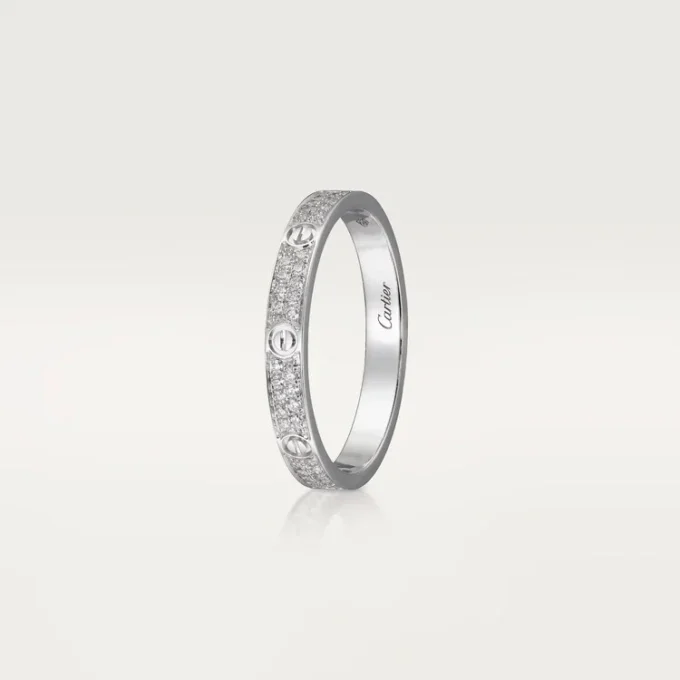 Love Ring, Sm – Weißgold, Diamanten – Cartier
