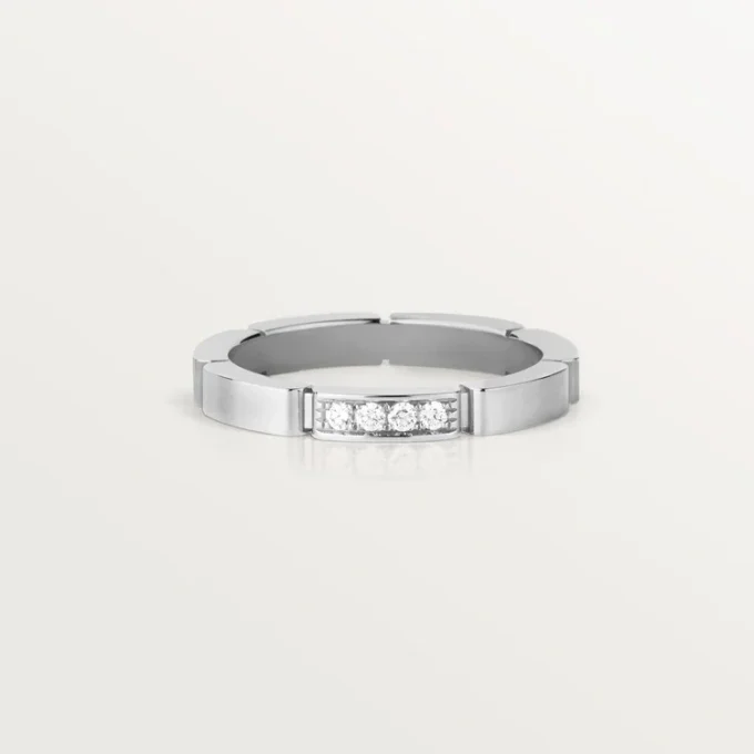 Maillon Panthere Ehering – Weißgold, Diamanten – Cartier