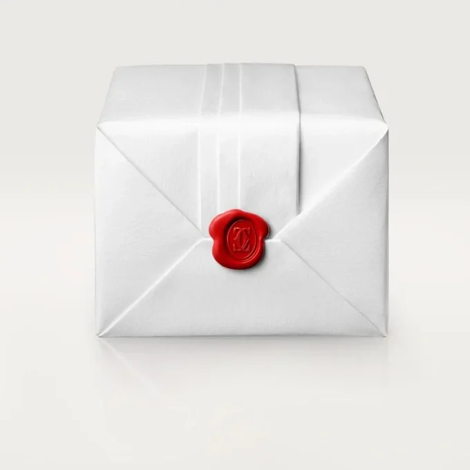 Maillon Panthere Ohrringe, 3 Reihen mit Diamantpavé – Weißgold, Diamanten – Cartier