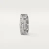 Maillon Panthere Ring, dreireihig, pavé